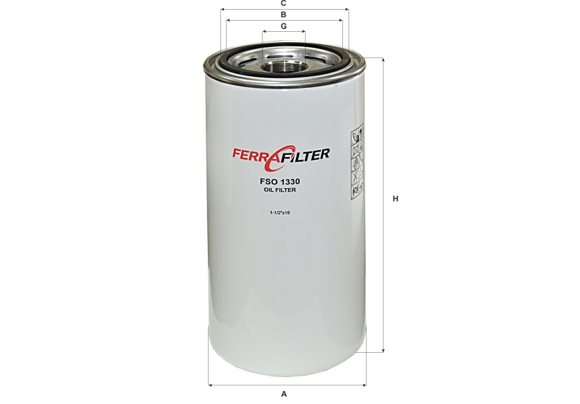 FERRA FİLTER FSO 1330 YAĞ FİLTRESİ
